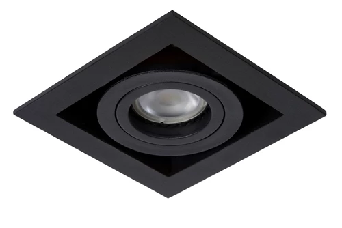 Lucide CHIMNEY - Spot encastrable - 1xGU10 - Noir - éteint
